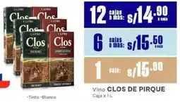 Makro Clos de pirque vino oferta