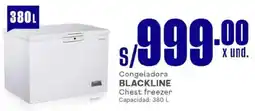 Makro Blackline congeladora chest freezer oferta