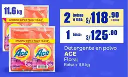 Makro Ace detergente en polvo floral oferta