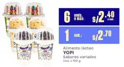 Makro Yopi alimento lácteo sabores variados oferta