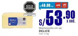 Makro Delice mantequilla sin sal oferta