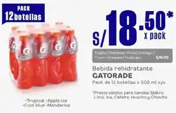 Makro Gatorade bebida rehidratante oferta