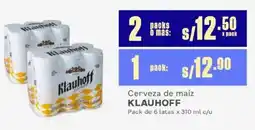 Makro Klauhoff cerveza de maíz oferta