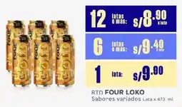 Makro Four loko rtd sabores variados oferta