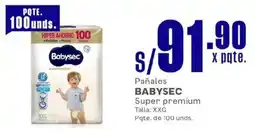 Makro Babysec pañales super premium oferta