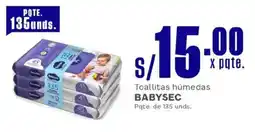 Makro Babysec toallitas húmedas oferta