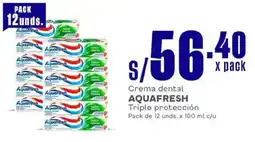 Makro Aquafresh crema dental triple protección oferta