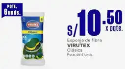 Makro Virutex esponja de fibra clásica oferta