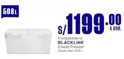 Makro Blackline congeladora chest freezer oferta