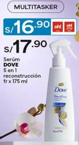 Plaza Vea Dove serúm 5 en 1 reconstrucción oferta