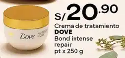 Plaza Vea Dove crema de tratamiento bond intense repair oferta