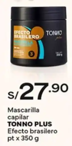 Plaza Vea Tonno plus mascarilla capilar efecto brasilero oferta