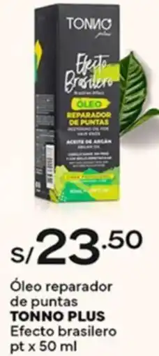 Plaza Vea Tonno plus óleo reparador de puntas efecto brasilero oferta