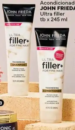 Plaza Vea John frieda shampoo / acondicionador oferta