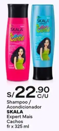Plaza Vea Skala shampoo / acondicionador expert mais cachos oferta