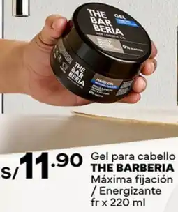 Plaza Vea The barberia gel para cabello máxima fijación / energizante oferta