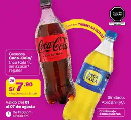 Tambo Coca-cola/ inca kola gaseosa oferta