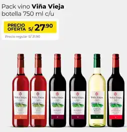Metro Viña vieja pack vino oferta