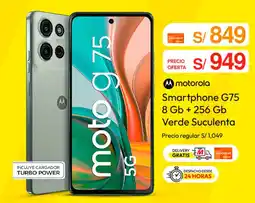 Metro Motorola smartphone G75 oferta