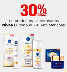 Metro Nivea en productos seleccionados luminous 630 anti manchas oferta