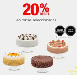 Metro En tortas seleccionadas oferta
