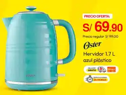 Metro Oster hervidor azul plástico oferta