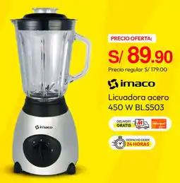 Metro Imaco licuadora acero oferta