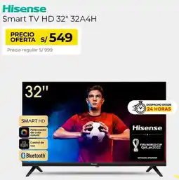 Metro Hisense smart tv hd 32" oferta