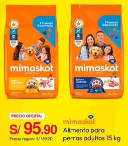 Metro Mimaskot alimento para perros adultos oferta