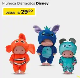 Metro Disney muñeca disfracitos oferta