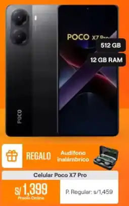 Promart Poco X7 pro celular oferta