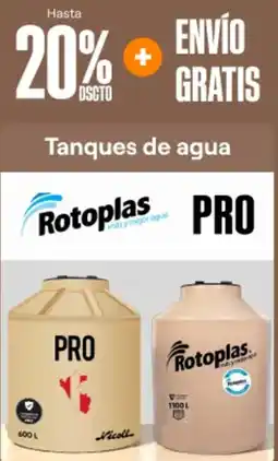 Promart Rotoplas /pro tanques de agua oferta