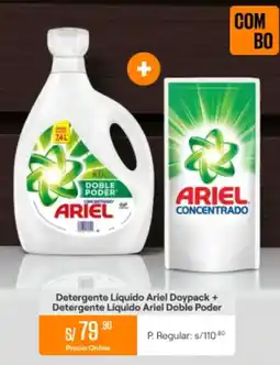 Promart Ariel detergente líquido doypack oferta