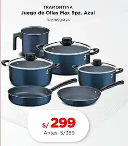 La Curacao Tramontina juego de ollas max oferta