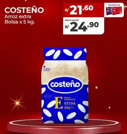 Vega Costeño arroz extra bolsa oferta