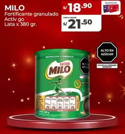 Vega Milo fortificante granulado activ go oferta
