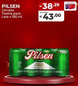 Vega Pilsen cerveza twelve pack oferta