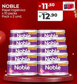 Vega Noble papel higiénico oferta