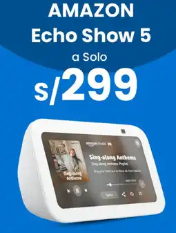 Tiendas EFE Amazon echo show 5 oferta