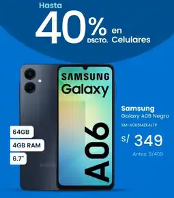 Tiendas EFE Samsung galaxy A06 negro oferta