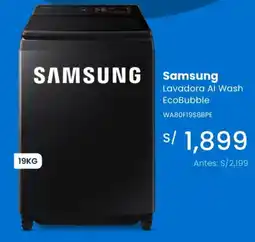 Tiendas EFE Samsung lavadora Al wash ecobubble oferta