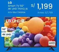 Tiendas EFE Lg smart tv 50" oferta