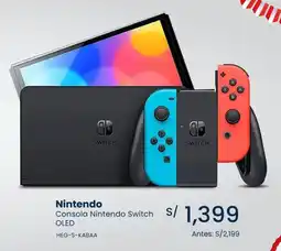 Tiendas EFE Nintendo consola nintendo switch oled oferta