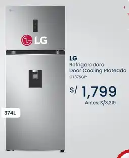Tiendas EFE Lg refrigeradora door cooling plateado oferta