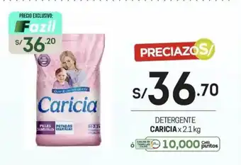Tottus Detergente Caricia x 2.1kg oferta
