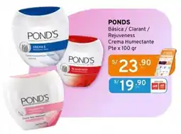 Mifarma Pond's básica / clarant / rejuveness crema humectante oferta