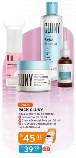 Mifarma Pack cluny agua micelar oferta