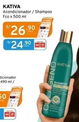 Mifarma Kativa acondicionador / shampoo oferta