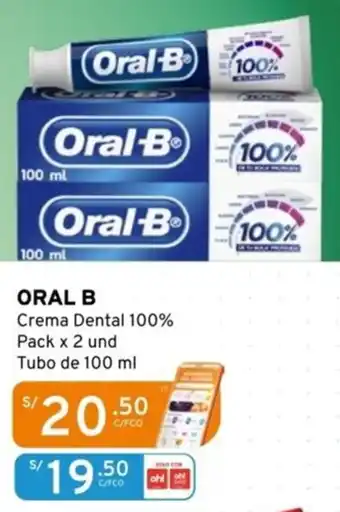 Mifarma Oral b crema dental 100% oferta