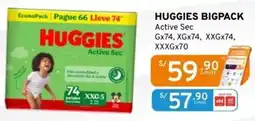 Mifarma Huggies bigpack active sec oferta